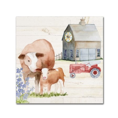 Kathleen Parr McKenna 'Life On The Farm I' Canvas Art,35x35